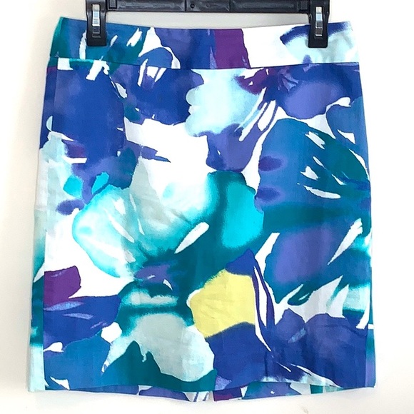 Ann Taylor Dresses & Skirts - Ann Taylor LOFT Watercolor Skirt